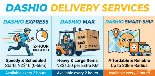 Dashio Express: Local Delivery Under 2 Hours